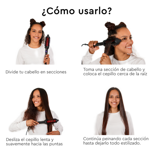 Sutra Cepillo Thermal Infrarrojo | Peinado sano y brillante
