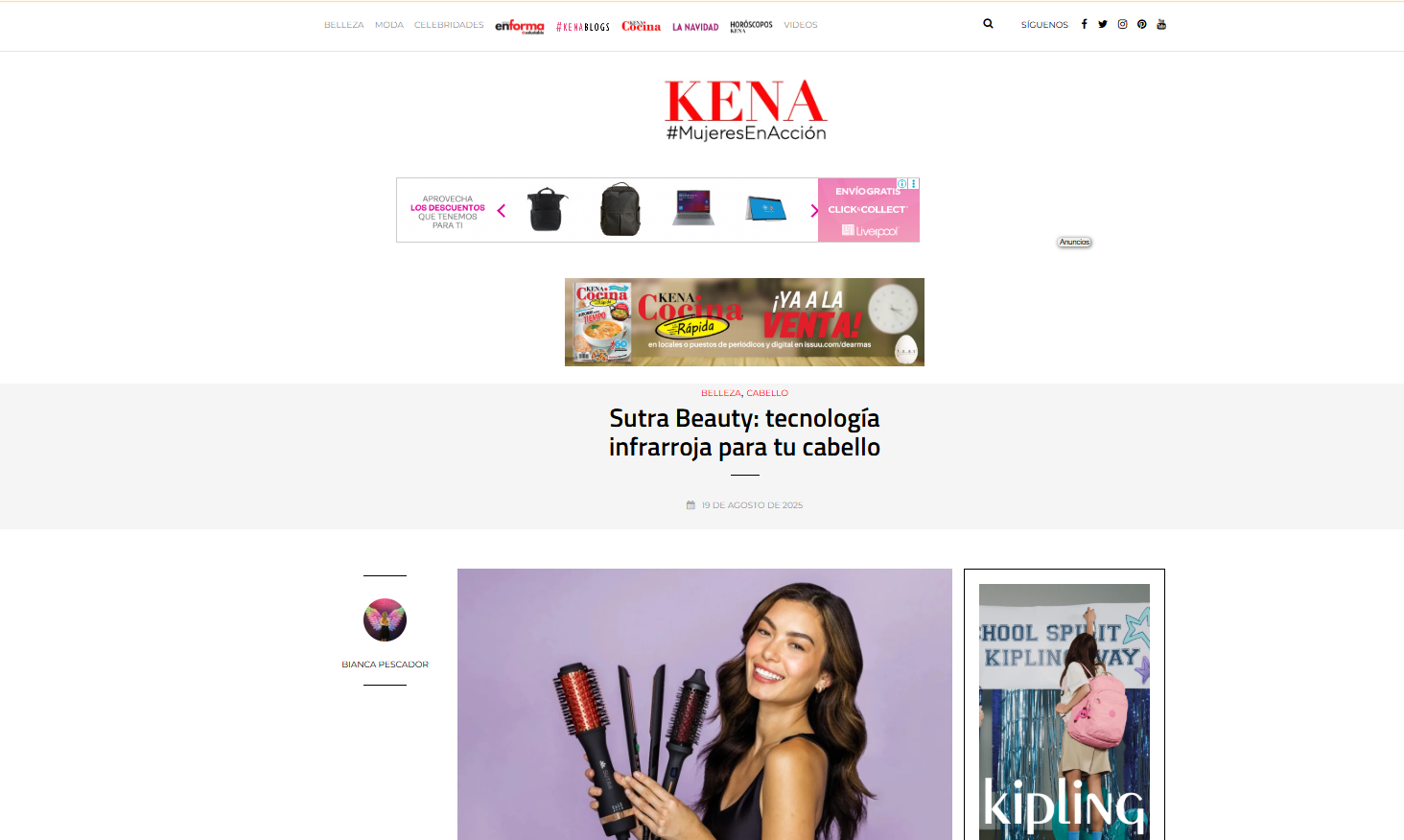 Sutra Beauty y la tecnología infrarroja: innovación para el cuidado capilar