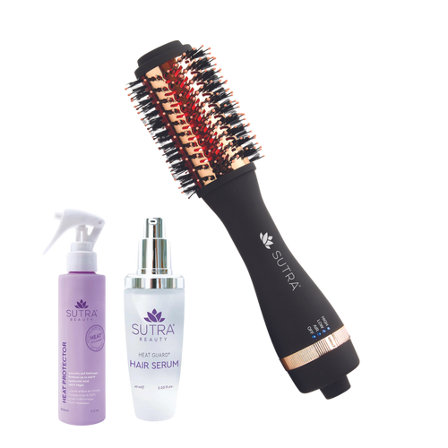 Cepillo Secadora IR infrared + Hair Serum + Heat Protector
