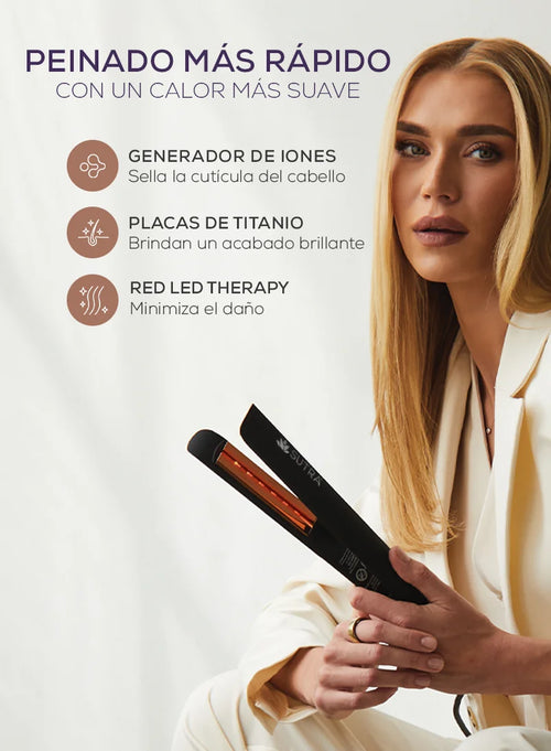 Plancha Alaciadora con Red LED Therapy-3